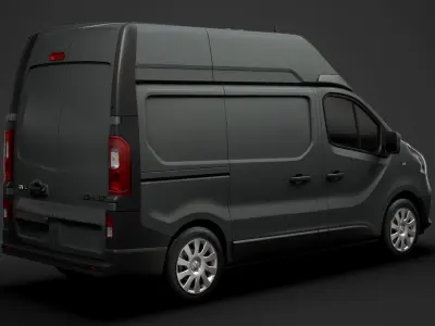 Renault Trafic Van L1H2 2020 3D model