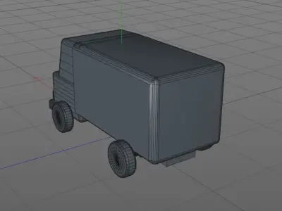 small bus  Free 3D model