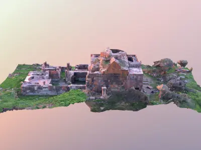 Medieval monastery  3D model