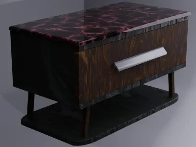 Fancy table Free 3D model