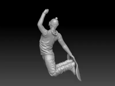 snowboard boy 4 3D print model