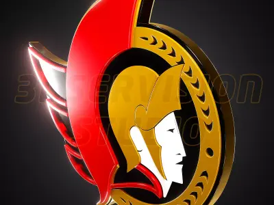 Ottawa Senators logo - Cinematic - 3D print 3D model