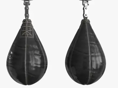 Boxing Punching Speed Bag v1 Low-poly 3D model