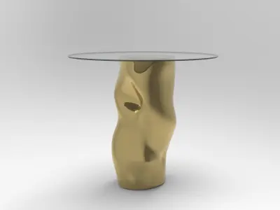 Dalf Side Table Low-poly 3D model
