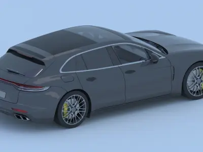 Porsche Panamera Car 3D model