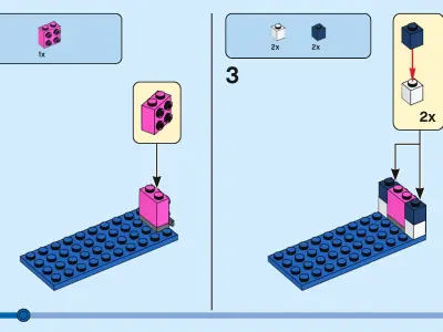 TwindBricks3D - 40518 High-Speed Train 3D print model
