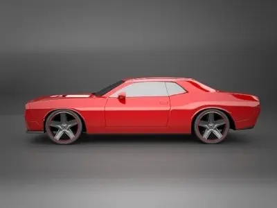 Dodge Challenger 2008 restyled 3D model