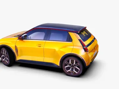 Renault 5 2025 New Low-poly 3D model