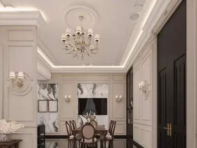 Neo classic President Room 3D model