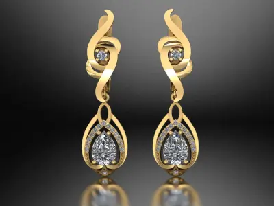 Air Earrings  3D print model