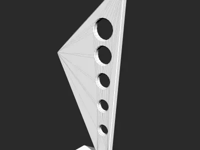 Glass Trophy Low-poly 3D model