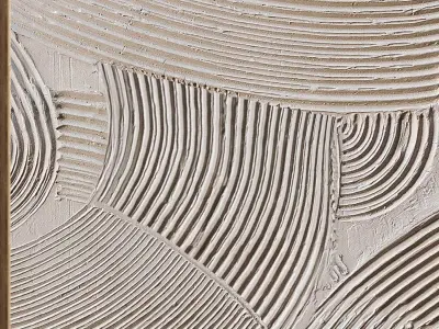 Plaster Two Photo Frame 486 Low-poly 3D model