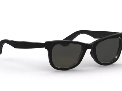 Original Wayfarer Classic Eyeglasses Low Poly PBR Realistic Low-poly 3D model