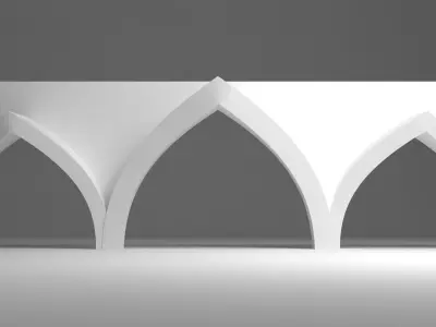 Indian Arch 3D model