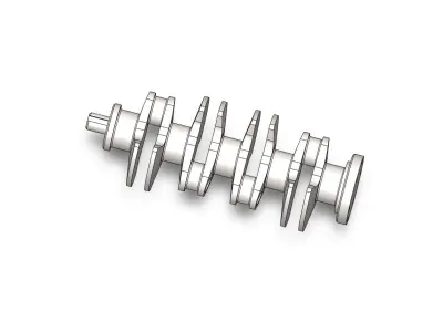 Crankshaft 3D print model