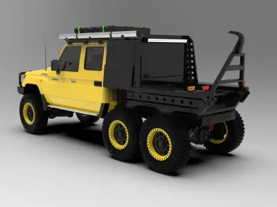 Toyota Land Cruiser J79 Double Cab 6x6 Edition 3D model
