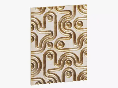 Panel 3d lines 3D model