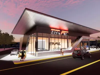 showroom automotif 3D model