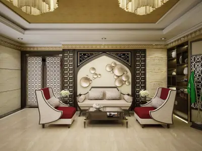 Lobby Embassy 2 3D model