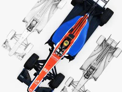 Manor MRT05 Low-poly 3D model