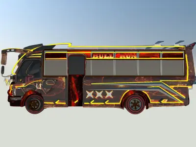 bus matatu 3D model buy