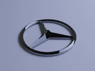 Mercedes-Benz Logo  3D print model