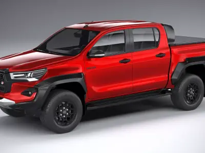 Toyota Hilux GR Sport 2 2024 3D model purchase