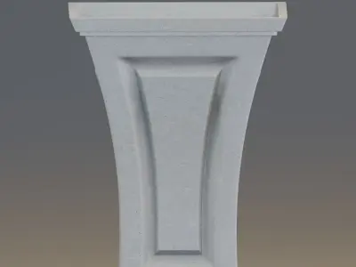 Garden urn planter57 3D model