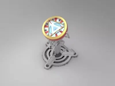 Arc Reactor Mark IV - Iron man Free 3D model