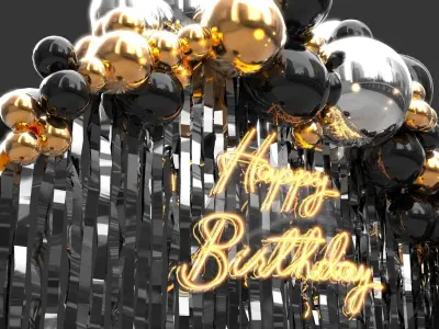 Balloon Arch 2 3D model