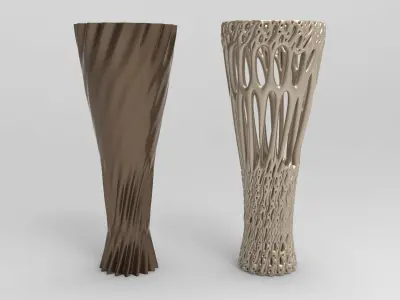 Vase Voronoi 17 3D print model