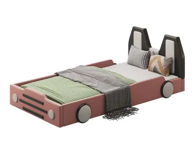 Twin Size Race Car 3D model