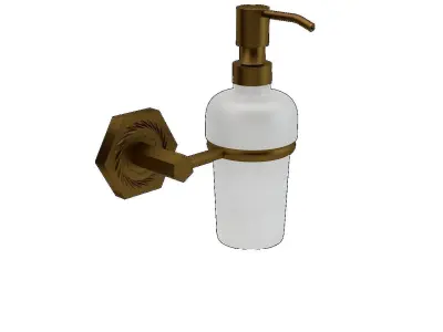Orchid Spike Liquid Soap Dish 3D model
