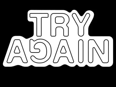 Train Again Neon Sign 3D model