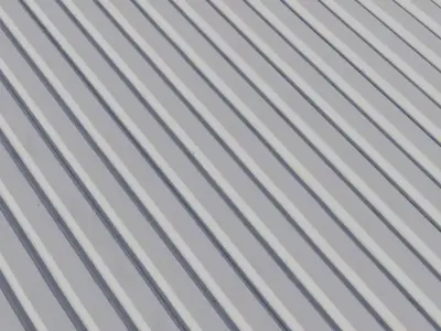 Green Corrugated Metal Roof Texture