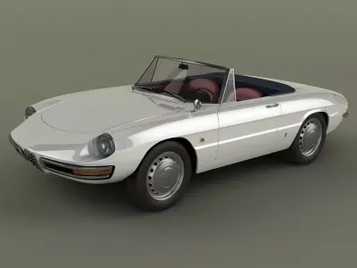 Alfa Romeo Duetto Spider 3D model