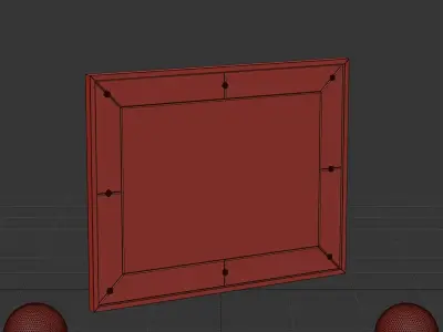 Blanc Mirror Sophia Home 3D model