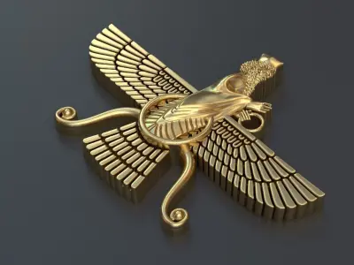 faravahar Carthage Babylon 3D print model