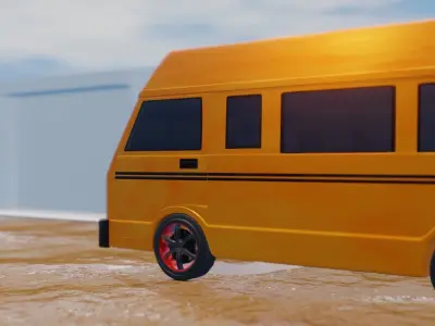 BUS - Lagos Danfo Bus Free 3D model