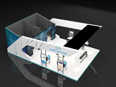 booth exhibition  3D model