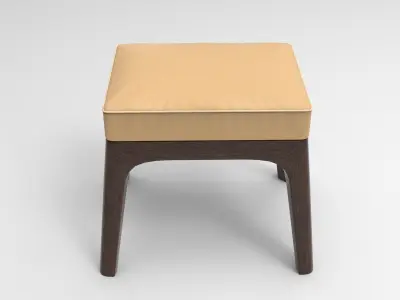Kapi Stool Low-poly 3D model
