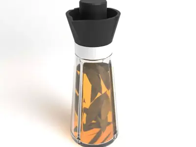 Oil Bottle 3D model