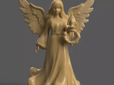 angel for christmas decoration 006 3D print model