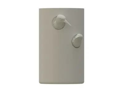 Vase with birds 3D print model