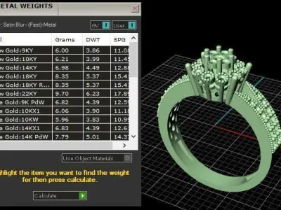 Jewelry ring 012 3D print model
