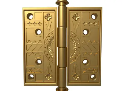 Door Hinge 2 3D model