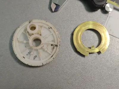 Rear wiper motor gear Volvo V70 Mk2 XC70 3D print model