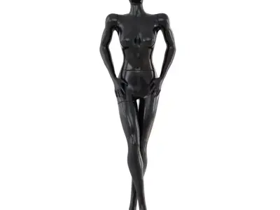 Female Abstract Mannequin 74 3D model