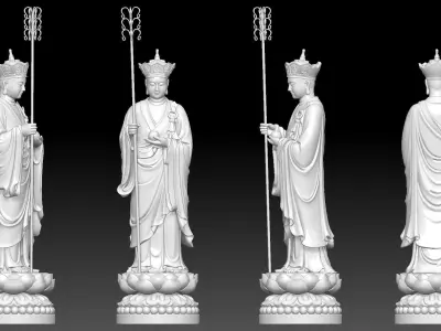 Ksitigarbha  3D print model