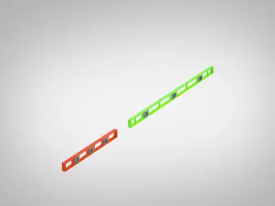 Construction Level Low-poly 3D model